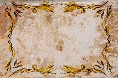 simsearch:400-04332303,k - Old paper sheet with vintage frame Foto de stock - Royalty-Free Super Valor e Assinatura, Número: 400-06066214