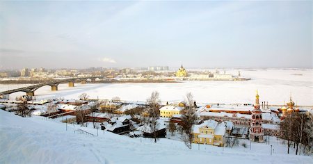 Scenic winter view Nizhny Novgorod Russia Photographie de stock - Aubaine LD & Abonnement, Code: 400-06066386