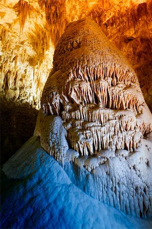 stalactite (de pierre) - Carlsbad Cavern National Park in New Mexico Photographie de stock - Aubaine LD & Abonnement, Code: 400-06066515