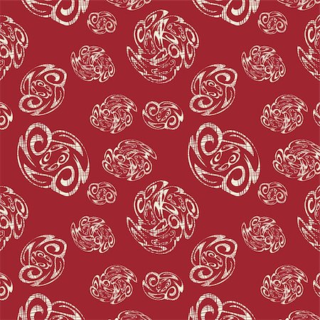 penzurova (artist) - Original seamless pattern, vector, illustration Foto de stock - Super Valor sin royalties y Suscripción, Código: 400-06066539