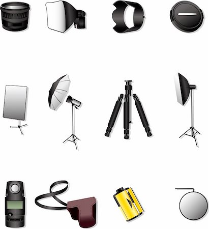 Photographic equipment Photographie de stock - Aubaine LD & Abonnement, Code: 400-06066887