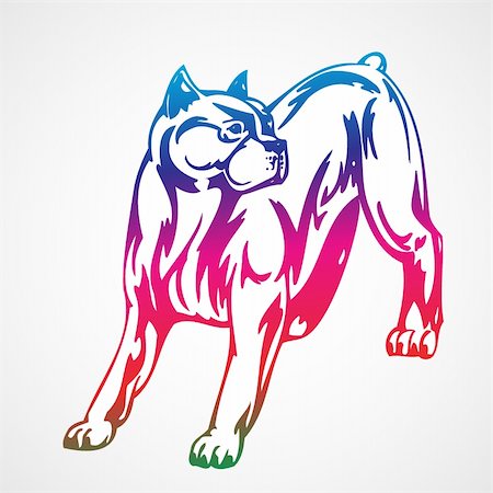 Dog. Vector illustration. EPS include Foto de stock - Super Valor sin royalties y Suscripción, Código: 400-06067283