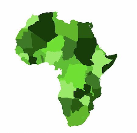 simsearch:400-04169916,k - Africa map Photographie de stock - Aubaine LD & Abonnement, Code: 400-06067533