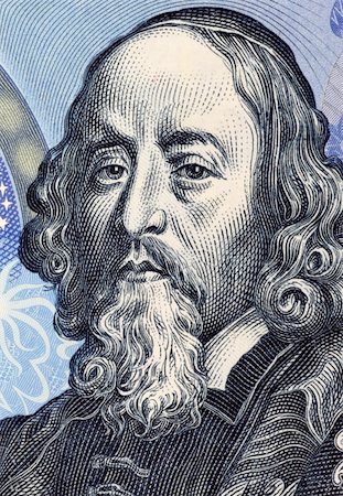 John Amos Comenius (1592-1670) on 20 Korun 1988 Banknote from Czechoslovakia. Czech teacher, educator and writer. Foto de stock - Super Valor sin royalties y Suscripción, Código: 400-06068349