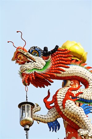 simsearch:400-06068677,k - Chinese dragon is a symbol of the Emperor and the dominant Chinese culture. Stock Photo - Budget Royalty-Free & Subscription, Code: 400-06068678