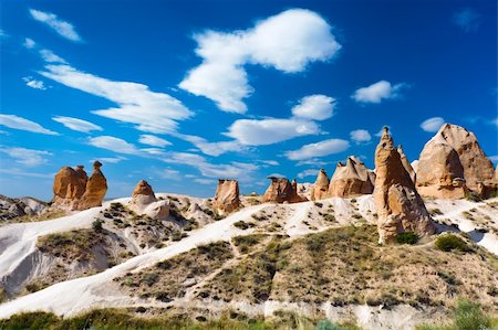 Sandstone rock similar to camel in the Cappadocia, Turkey Stock Photo - Budget Royalty-Free & Subscription, Code: 400-06068936