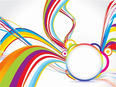 abstract colorful background with circle vector illustration Stock Photo - Budget Royalty-Free & Subscription, Code: 400-06068972