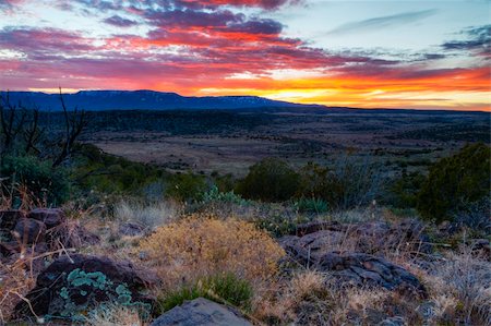 sedona usa not building not people not city not cityscape - Sun setting behind Woodchute mountain near Sedona, Arizona Stock Photo - Budget Royalty-Free & Subscription, Code: 400-06069575