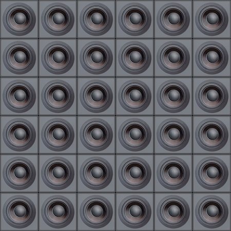 simsearch:400-03961646,k - Wall Of Loud Speakers (Background Design Element) Photographie de stock - Aubaine LD & Abonnement, Code: 400-06069640