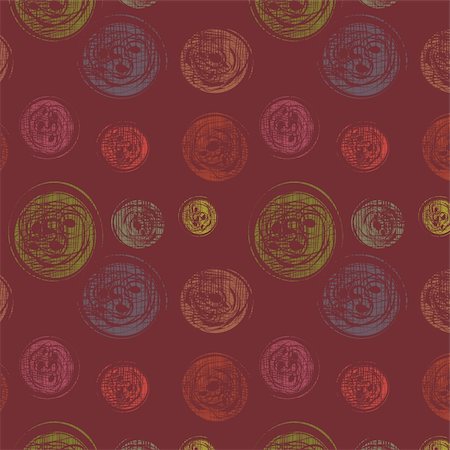 penzurova (artist) - Abstract seamless background with varicoloured circles, vector, illustration Foto de stock - Super Valor sin royalties y Suscripción, Código: 400-06069719