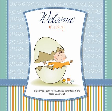new baby announcement card Stock Photo - Budget Royalty-Free & Subscription, Code: 400-06060634