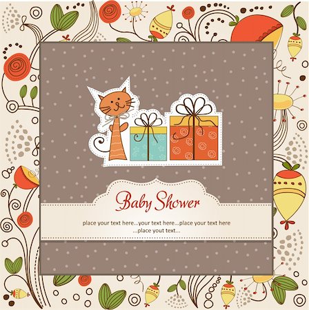new baby announcement card Stock Photo - Budget Royalty-Free & Subscription, Code: 400-06060661