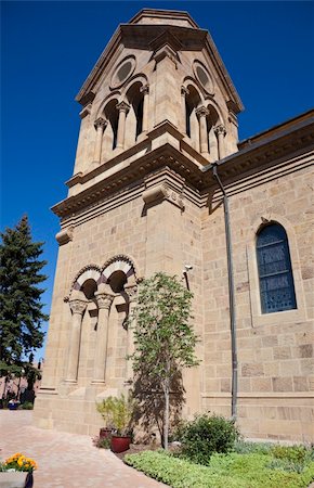 st francis of assisi church - Cathedral of St. Francis of Assisi in Santa Fe Photographie de stock - Aubaine LD & Abonnement, Code: 400-06060836