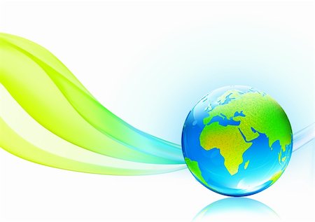 simsearch:700-00157997,k - Vector illustration of abstract background with glossy earth globe Stock Photo - Budget Royalty-Free & Subscription, Code: 400-06061054