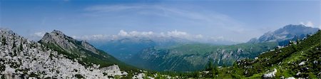 Panoramic view of Dolomites, Alps, Italy Foto de stock - Super Valor sin royalties y Suscripción, Código: 400-06062187