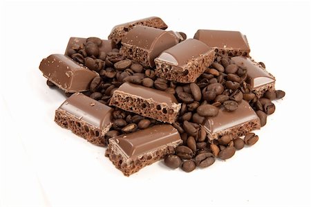 Picture of coffee and chocolate Stock Photo - Budget Royalty-Free & Subscription, Code: 400-06062427