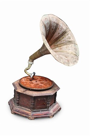 simsearch:400-05294119,k - antique old gramophone Foto de stock - Super Valor sin royalties y Suscripción, Código: 400-06062509