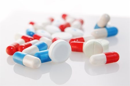 diverse group of tablets and capsules. Stock Photo - Budget Royalty-Free & Subscription, Code: 400-06062716