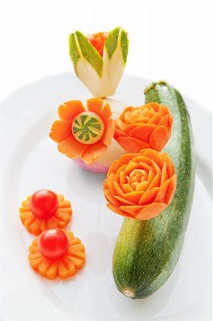 sergioua (artist) - carving on vegetables Photographie de stock - Aubaine LD & Abonnement, Code: 400-06062718