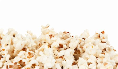 popcorn white background - Pop Corn isolated on white background Stock Photo - Budget Royalty-Free & Subscription, Code: 400-06063290