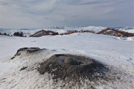 simsearch:400-06482097,k - Mud Volcanoes in winter. Location: Buzau Romania Stock Photo - Budget Royalty-Free & Subscription, Code: 400-06063671