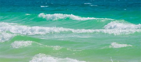 simsearch:400-07038268,k - tropical beach with close-up of the waves Stock Photo - Budget Royalty-Free & Subscription, Code: 400-06063741