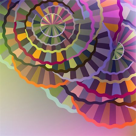 Multicolored abstract background with geometric cycles. Stock Photo - Budget Royalty-Free & Subscription, Code: 400-06074158