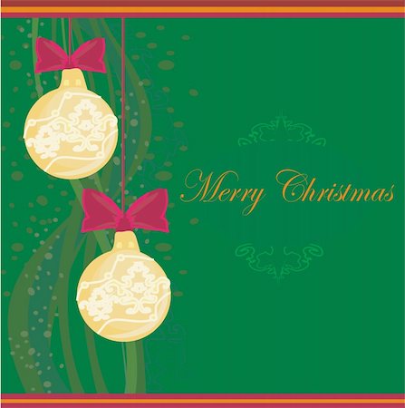 simsearch:400-04900958,k - Christmas Framework style card Foto de stock - Royalty-Free Super Valor e Assinatura, Número: 400-06074222