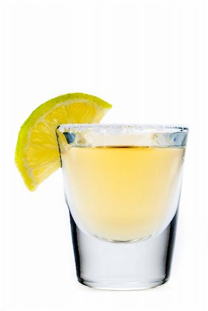 Tequila and lime on a white background Stock Photo - Budget Royalty-Free & Subscription, Code: 400-06074348