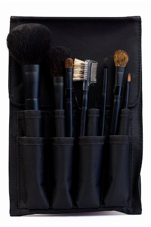 simsearch:400-08042102,k - Makeup artist tools on a white background Stock Photo - Budget Royalty-Free & Subscription, Code: 400-06075322