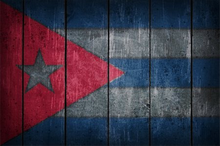 simsearch:400-08034320,k - cuba flag painted on old wooden wound Stock Photo - Budget Royalty-Free & Subscription, Code: 400-06076107