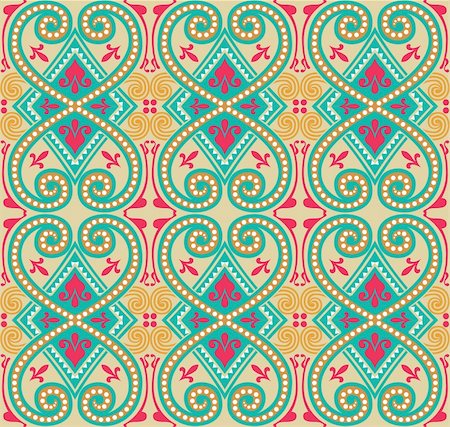 arabesque seamless pattern background Stock Photo - Budget Royalty-Free & Subscription, Code: 400-06076530