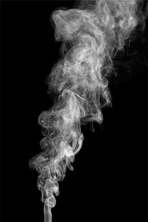 fumeuse - Smoke isolated on black background Stock Photo - Budget Royalty-Free & Subscription, Code: 400-06077363