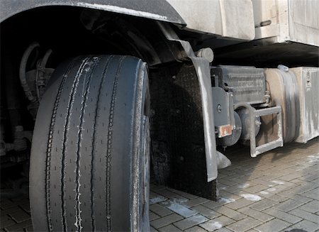 front view of a truck wheel Stock Photo - Budget Royalty-Free & Subscription, Code: 400-06077708