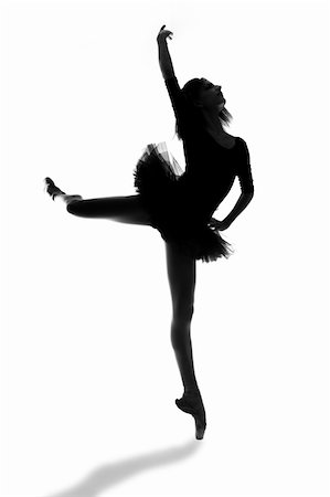 Ballerina Woman in Studio Fotografie stock - Microstock e Abbonamento, Codice: 400-06078806