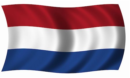 simsearch:400-04620875,k - flag of Netherland in wave Stock Photo - Budget Royalty-Free & Subscription, Code: 400-06078866