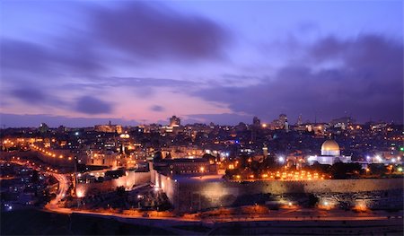 simsearch:400-06176426,k - Skyline of the old city of Jerusalem, Israel. Stockbilder - Microstock & Abonnement, Bildnummer: 400-06079108