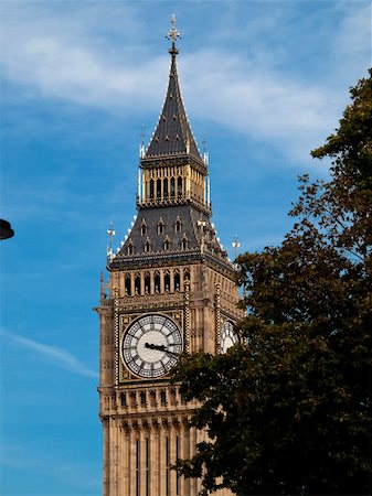red call house london - Big Ben and green tree in London UK Stock Photo - Budget Royalty-Free & Subscription, Code: 400-06071269