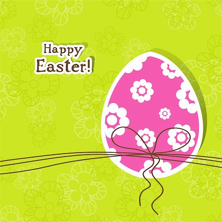 simsearch:400-05925759,k - Template Easter greeting card, vector illustration Photographie de stock - Aubaine LD & Abonnement, Code: 400-06071630