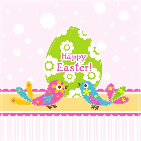 simsearch:400-05925759,k - Template Easter greeting card, vector illustration Photographie de stock - Aubaine LD & Abonnement, Code: 400-06071643