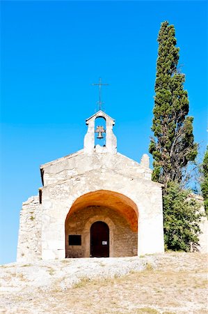 simsearch:400-06083703,k - Chapel St. Sixte near Eygalieres, Provence, France Stock Photo - Budget Royalty-Free & Subscription, Code: 400-06071927