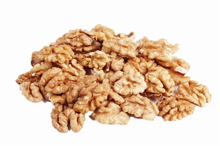 simsearch:400-04136218,k - Walnuts isolated on a white background Stockbilder - Microstock & Abonnement, Bildnummer: 400-06072232