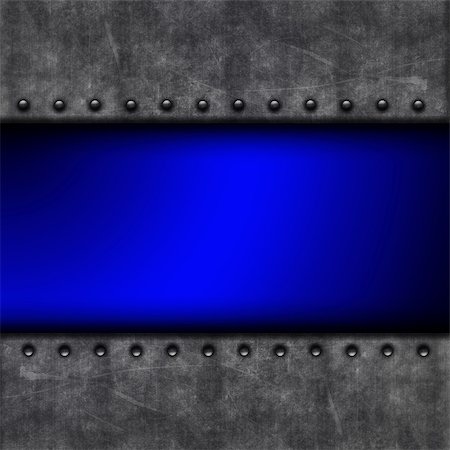 simsearch:400-05901999,k - Grunge background with concrete texture and rivets and bright blue colour Stock Photo - Budget Royalty-Free & Subscription, Code: 400-06072359