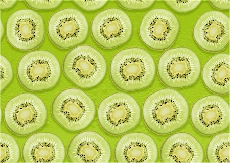 simsearch:400-04892460,k - seamless background of fresh Kiwi  slices Stock Photo - Budget Royalty-Free & Subscription, Code: 400-06072608