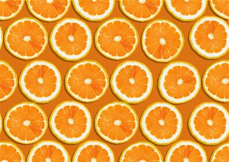 simsearch:400-04892460,k - seamless background of fresh orange slices Stock Photo - Budget Royalty-Free & Subscription, Code: 400-06072609