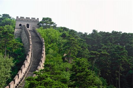 simatai - The Great Wall section in Mutianyu site near Beijing Foto de stock - Super Valor sin royalties y Suscripción, Código: 400-06072646