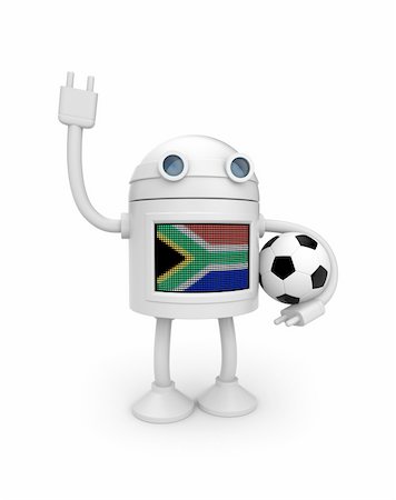 simsearch:400-04405278,k - Illustration for world football championship in South Africa Fotografie stock - Microstock e Abbonamento, Codice: 400-06072900