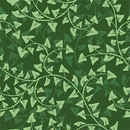 Vector abstract ivy seamless repeat pattern background Photographie de stock - Aubaine LD & Abonnement, Code: 400-06073437