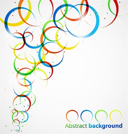 Abstract circle colorful background. Vector illustration eps10 Stock Photo - Budget Royalty-Free & Subscription, Code: 400-06084009