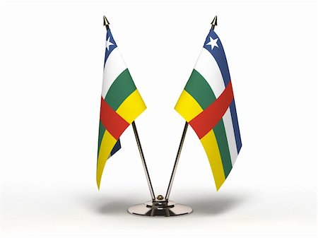 simsearch:400-06464644,k - Miniature Flag of Central Africa  (Isolated with clipping path) Photographie de stock - Aubaine LD & Abonnement, Code: 400-06084238